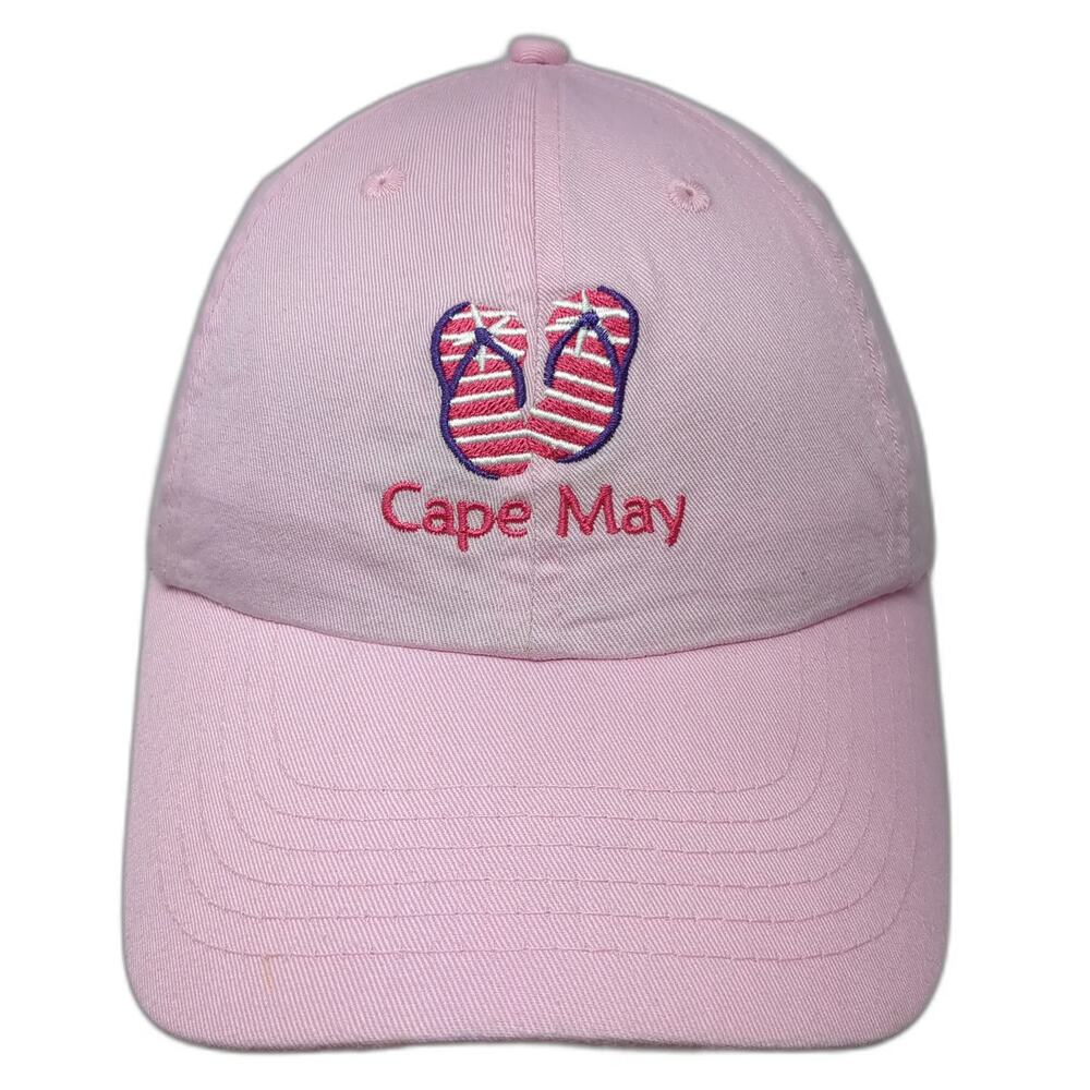Royal Resortwear Baseball Cap Pink One Size Cape May Flip Flops Slideback Hat